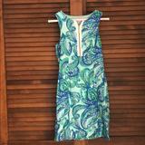 Lilly Pulitzer Dresses | Barely Worn Lilly Pulitzer Shift Dress | Color: Blue/Green | Size: 2