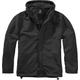 Brandit Windbreaker Frontzip Jacke, schwarz, Größe 5XL