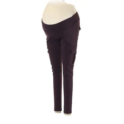 Rune NYC Cargo Pants - Super Low Rise: Purple Bottoms - Women's Size Small Maternity