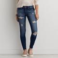 American Eagle Outfitters Jeans | American Eagle Distressed Jean Jegging | Color: Blue | Size: 8