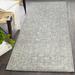 Sigel 6'7" x 9' Traditional Charcoal/Light Beige/Medium Gray/Peach Area Rug - Hauteloom