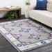 Swampscott 3'11" x 5'7" Traditional Teal/Medium Gray/Ivory/Burnt Orange/Burgundy/Charcoal/Mustard/Navy Area Rug - Hauteloom