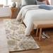 Mack 8' Square Cottage Wool Denim/Light Gray/Tan/Brown/Light Sage/Sky Blue Area Rug - Hauteloom