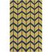 Eland 2' x 3' Transitional Flat Weave Moroccan Trellis Wool Olive/Dark Blue/Navy Area Rug - Hauteloom