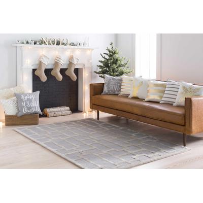 Wadesboro 2'3" x 14' Modern Wool Light Gray/Beige Runner - Boutique Rugs