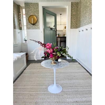Iantha 5' x 7'6" Cottage Jute Ivory Area Rug - Boutique Rugs