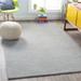 Blockton 8' Square Modern Wool Gray Area Rug - Hauteloom