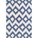 Richton 5' x 8' Transitional Wool Navy/Cream Area Rug - Hauteloom