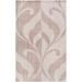 Buena 2' x 3' Medallions and Damask Contemporary Wool Mauve/Lilac Area Rug - Hauteloom