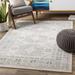 Moundsville 5'3" Round Charcoal/Light Beige/Medium Gray/Seafoam/Sage/Peach Area Rug - Hauteloom