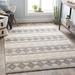 Mineola 6' x 9' Bohemian/ Handmade Moroccan Farmhouse Wool Charcoal/White Area Rug - Hauteloom