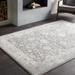 Benavides 7'10" Square Traditional Medium Gray/Ivory/Charcoal Area Rug - Hauteloom