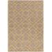 Brier 12' x 15' Modern Moroccan Farmhouse Trellis Cotton Charcoal/Gray/Mustard Area Rug - Hauteloom