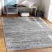 Oshkosh 8'10" x 12' Modern Light Gray/White/Charcoal Area Rug - Hauteloom