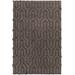 Funkstown 8' x 11' Textural Shag Plush Solid Wool Charcoal Area Rug - Hauteloom