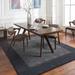 Talmage 6' x 9' Modern Wool Charcoal/Black Area Rug - Hauteloom