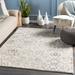 Moelfre 6'7" x 9'6" Traditional Black/Dusty Sage/Gray/Metallic Gold/Off White/Medium Gray/MetallicGold/OffWhite/DustySage/Metallic Gold/Off White/Medium Gray Area Rug - Hauteloom