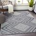 Madison 2'2" x 3'9" White/Black/Gray Area Rug - Hauteloom