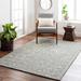 Eriline 2' x 3' Traditional Wool Denim/Sage/Taupe/Ivory/Light Sage Area Rug - Hauteloom