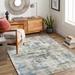 Pyle 2' x 3' Modern Wool Beige/Sage/Blue/Deep Teal/Ice Blue/Light Beige/Peach/Teal Area Rug - Hauteloom