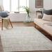 Hollywell 7'10" x 10' Modern Cream/Light Gray/Charcoal/Light Beige/Medium Gray/Peach Area Rug - Hauteloom