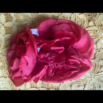 Gucci Accessories | Authentic Gucci Double Flower Brooch | Color: Red | Size: Os