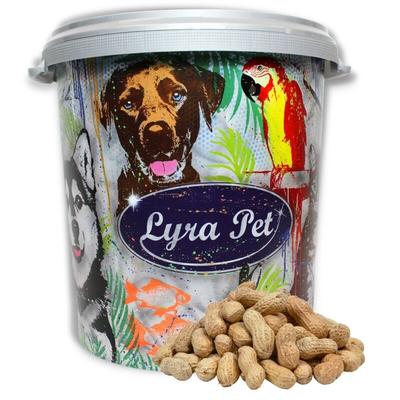 Lyra Pet Gmbh - 10 kg Lyra Pet® Erdnusskerne in Schoten hk Südamerika in 30 l Tonne