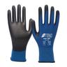 Nitras - 6240-9 Handschuhe Skin Größe 9 blau/schwarz en 388 PSA-Kategorie ii