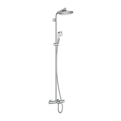 Hansgrohe - Crometta s 240 Showerpipe 27320000 chrom, 1jet, 240 mm, für Badewanne