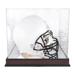 Los Angeles Chargers Mahogany Helmet Team Logo Display Case with Mirror Back