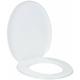 Urban Living - Abattant wc le plastik siege de toilette cuvette wc lunette de toilette blanc