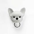 Accroche clés Frenchy the dog Qualy Blanc - Blanc