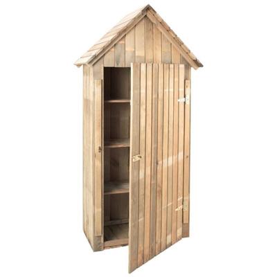 Madeira - Alpholz Gartenschrank Wissant Zubehör aus Holz , mit Montagematerial