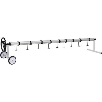Aufrollvorrichtung für Poolplane Edelstahlbasis vidaXL Image