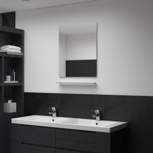 Vidaxl - Miroir mural avec étagère 50x60 cm Verre trempé