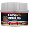 Mastic sans styrène SINTOBOIS chêne 550g + 30g - SINTO - 33701 - Chêne foncé