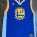 Adidas Shirts & Tops | Adidas Kevin Durant Jersey | Color: Blue/Gold | Size: Lb