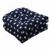 Latitude Run® Macey Americana Indoor/Outdoor Seat Cushion Polyester in Black/Blue | 5 H x 19 W in | Wayfair 70AEEC84929D4FC098F3F93A7FA5443F