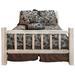 Loon Peak® Homestead Collection Pine Bed Wood in White | 60 W x 87 D in | Wayfair 69C9C969456146808DC9967E5BBE79B9