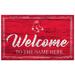 Boston Red Sox 11" x 19" Personalized Team Color Welcome Sign