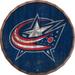 Columbus Blue Jackets 24" Cracked Color Barrel Top Sign