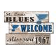 St. Louis Blues 24" 3-Plank Welcome Sign