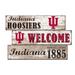 Indiana Hoosiers 24" 3-Plank Welcome Sign