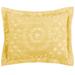 Rio Collection Tufted Chenille Sham by Better Trends in Yellow (Size EURO)