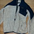 Under Armour Jackets & Coats | A Boys Blue And Cream Colored Under Armor Jacket | Color: Blue/Cream | Size: Lb