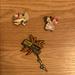 Disney Other | 3 Disney And Universal Pins | Color: Brown | Size: Os