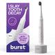 BURST Oral Care Electric Toothbrush with Charcoal Toothbrush Head White