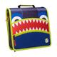 Case-it The Mighty Zip Tab Zipper Binder - 3 Inch O-Rings - 5 Color Tab Expanding File Folder - Multiple Pockets - 600 Sheet Capacity - Comes with Shoulder Strap - Monster Design D-146-ME