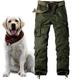 Jessie Kidden Men's Combat Camo Cargo Trousers Camouflage Army Military Tactical Work Pants #7533 Army Green-36