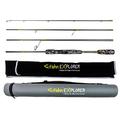 FISHN Explorer Travel Fishing Rod, 213 cm, 4 Pieces, Weight 10-40 g, with Stable Travel Tube for Trout, Salmon, Pike Fishing